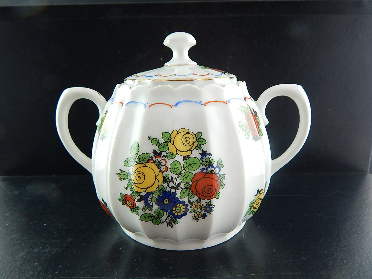 ANTICO PREZIOSO SERVIZIO DA TÈ PORCELLANA WÜRTTEMBERG BAUER & PFEIFFER 1904-34