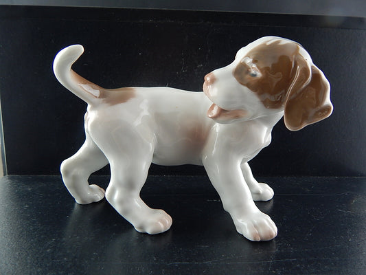 ROYAL COPENHAGEN BING&GRONDAHL AUTENTICA STATUINA PORCELLANA CUCCIOLO POINTER