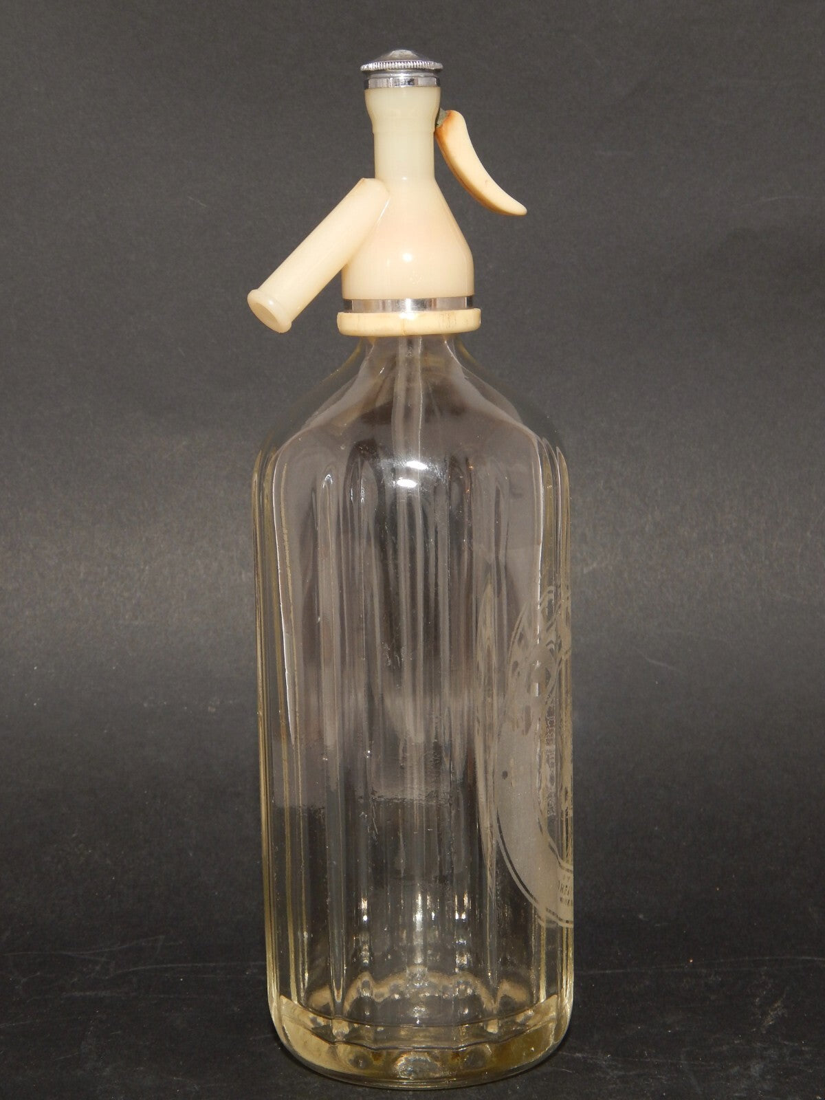 ANTICA RARA BOTTIGLIA IN VETRO SELTZ SIFONE PUBBLICITARIO SCHWEPPES