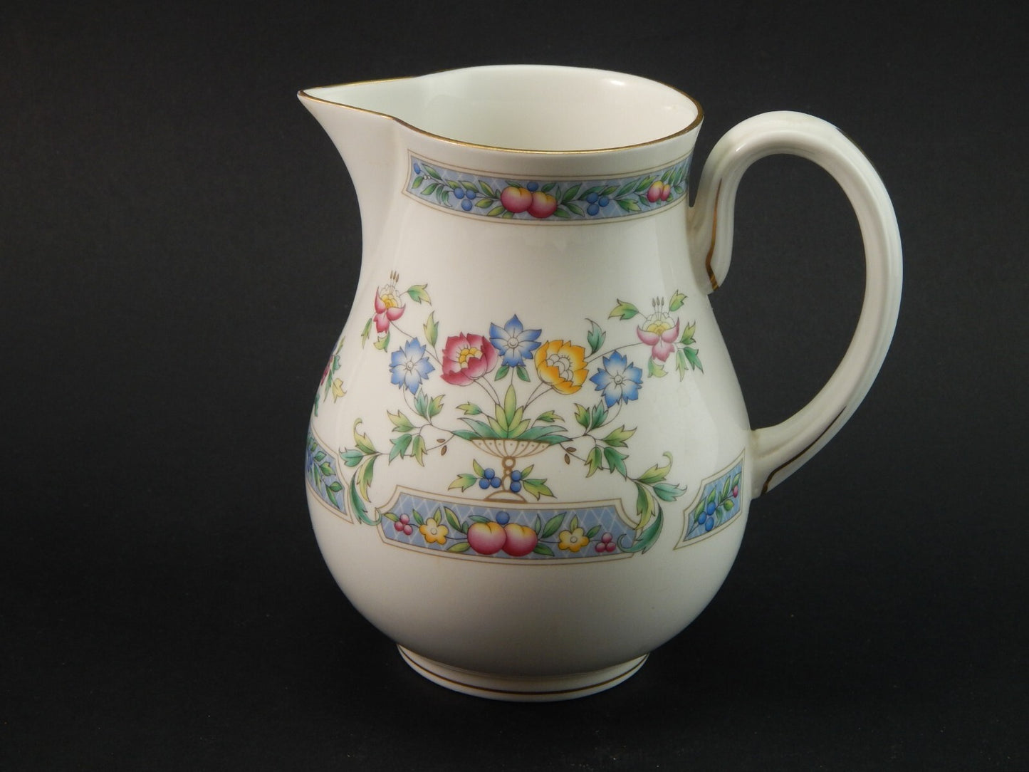 VINTAGE RARA CARAFFA BRICCO MAYFIELD PORCELLANA ROYAL WORCESTER DEL 1981