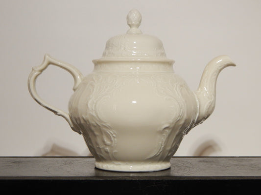 VINTAGE STILE ROCAILLE ELEGANTE GRANDE TEIERA SANS SOUCI PORCELLANA ROSENTHAL