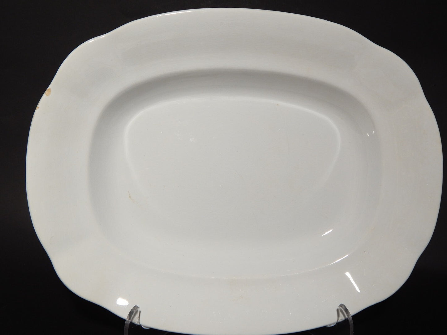 ANTICO VASSOIO PORCELLANA BIANCA VILLEROY&BOCH METTLACH