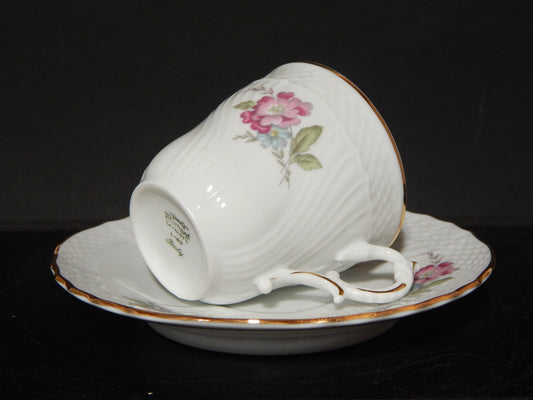 PREZIOSA RICHARD GINORI TAZZINA CAFFE' PORCELLANA MODELLO VECCHIO GINORI FIORI