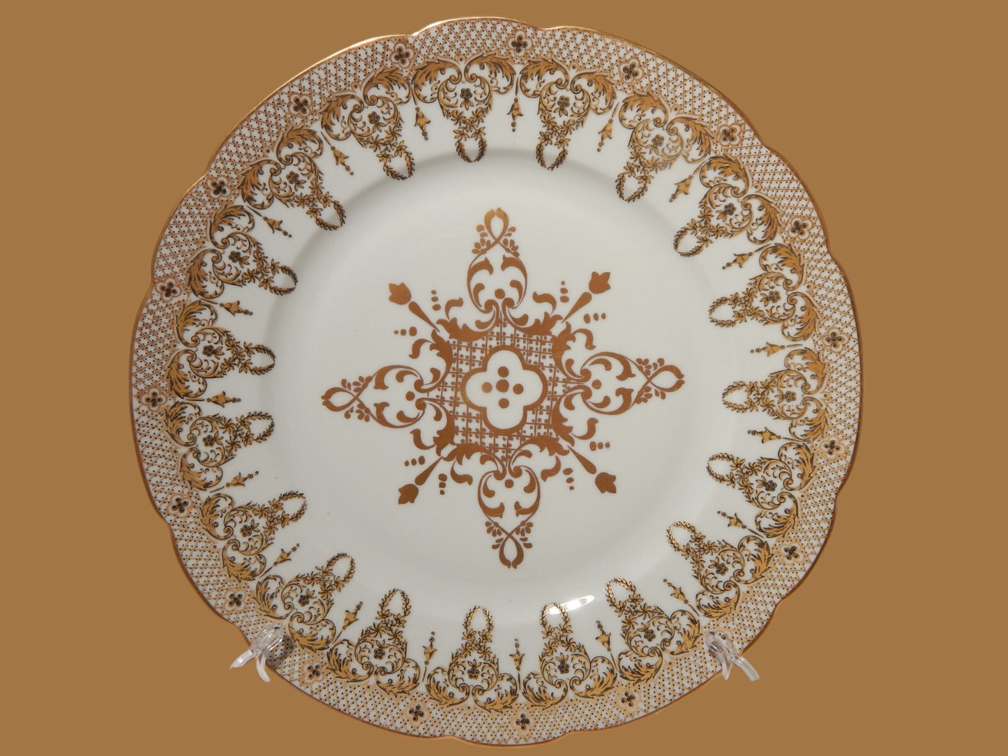 STUPENDO RARO PIATTO ART DECO BERNARDAUD & CO LIMOGES PORCELLANA ANNI 30 COLBERT