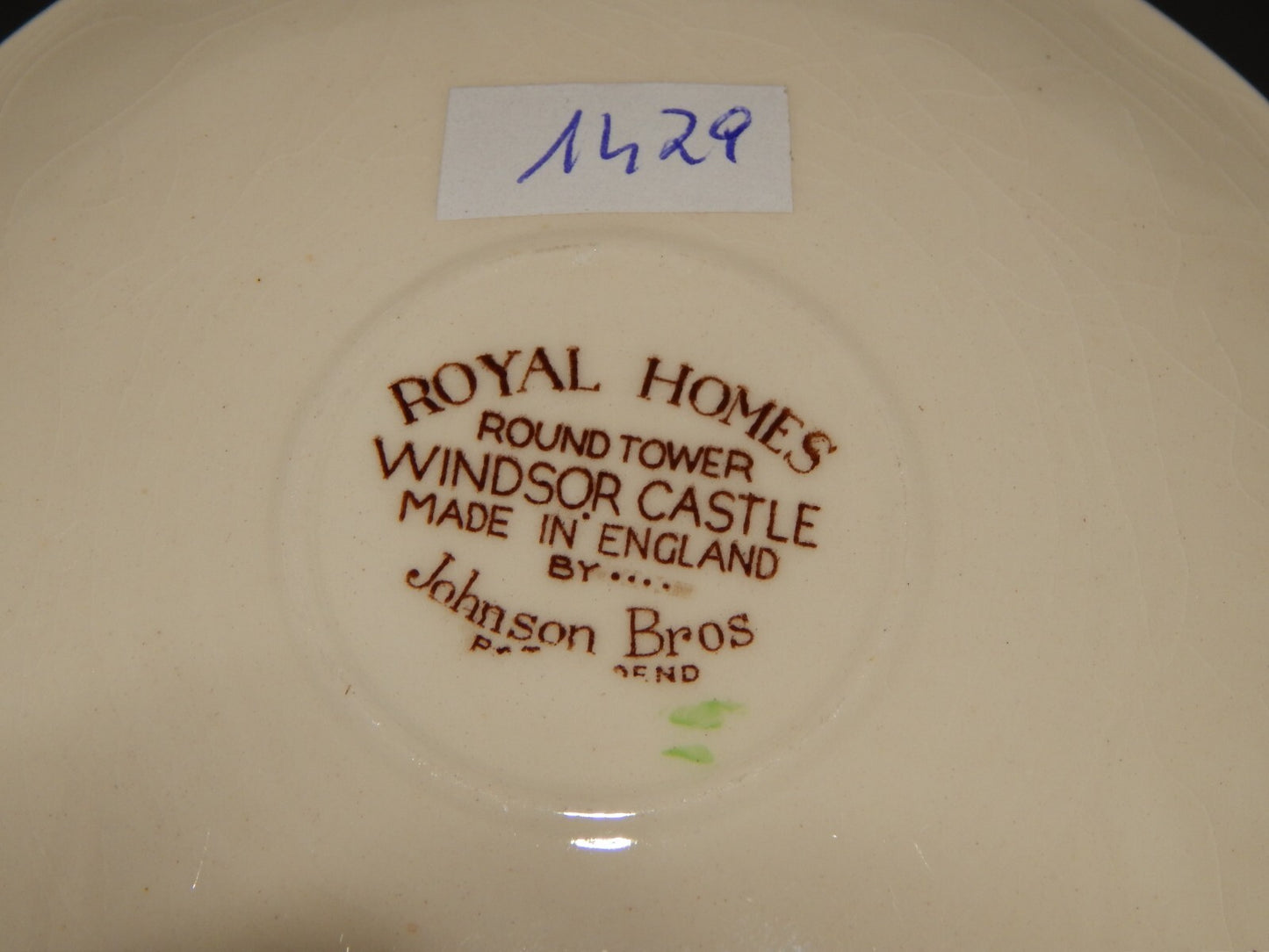 RETRO' TAZZINA CAFFE' PORCELLANA JOHNSON BROS ROYAL HOMES OF BRITAIN HADDON HALL