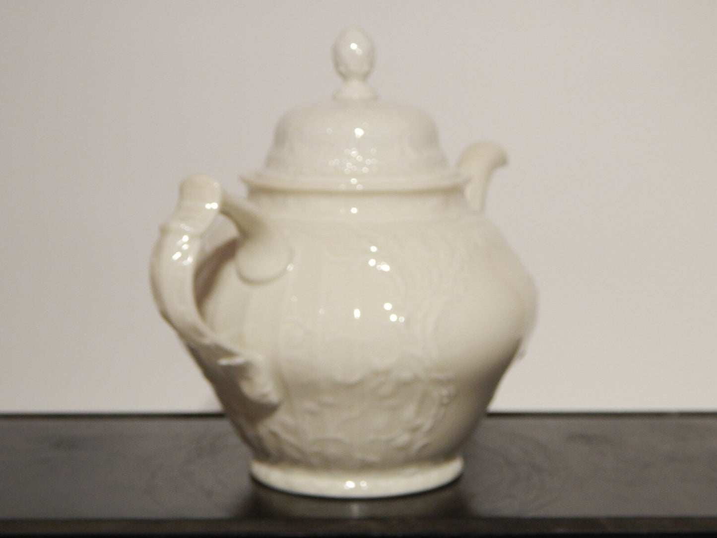 VINTAGE STILE ROCAILLE ELEGANTE GRANDE TEIERA SANS SOUCI PORCELLANA ROSENTHAL