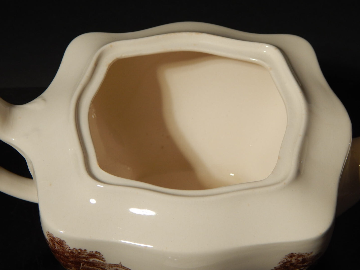 ANTICA TEIERA PORCELLANA JOHNSON BROS ROYAL HOMES OF BRITAIN HAMPTON COURT