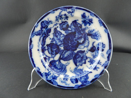ANTICO PIATTO NINFEE CERAMICA RICHARD MILANO FINE 800 FLOW BLUE WATER NYMPH A781