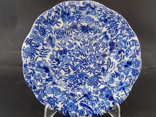 ANTICO RARO META' 800 PIATTO DECORATIVO CERAMICA EREDI IMODA TORINO STAMPA MANO