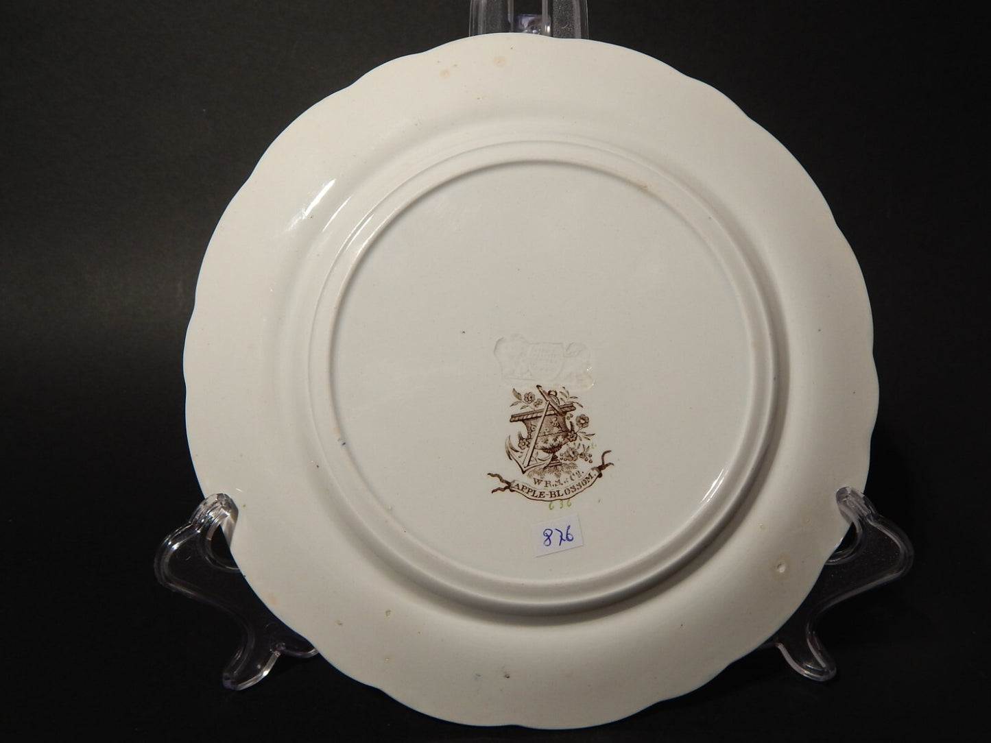 ANTICO 1850 SERVIZIO 18 PIATTI SEMI PORCELLANA INGLESE RIDGWAY &C. APPLE BLOSSOM