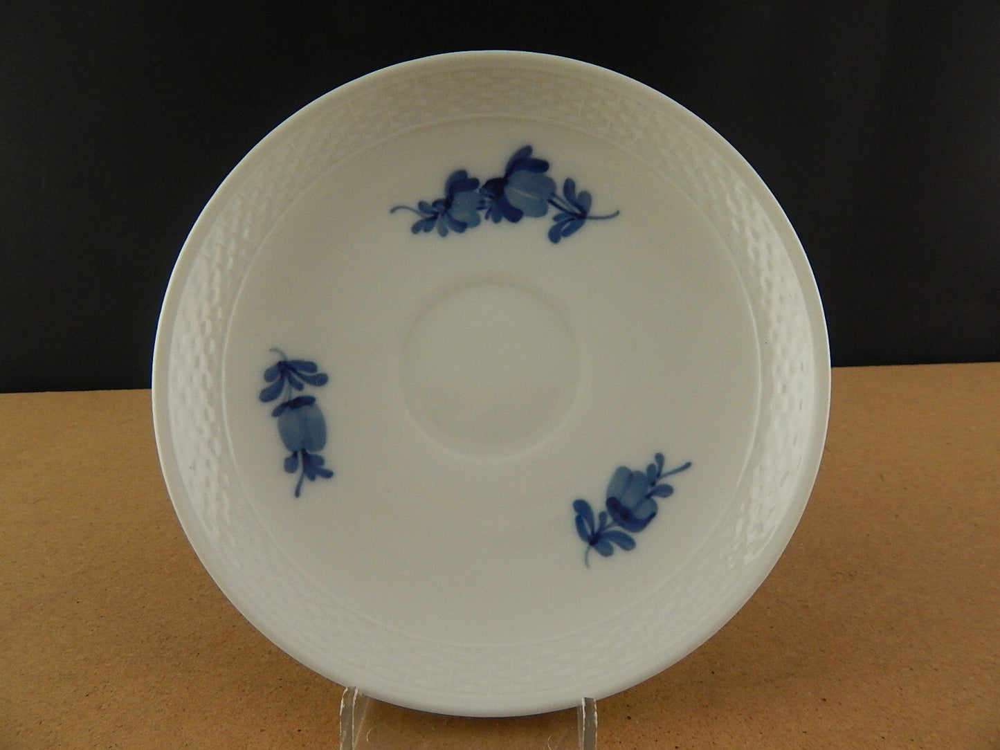 ROYAL COPENHAGEN PORCELLANA BLUE FLOWER TEA CUP SAUCER TAZZA TÈ DIPINTA MANO #2