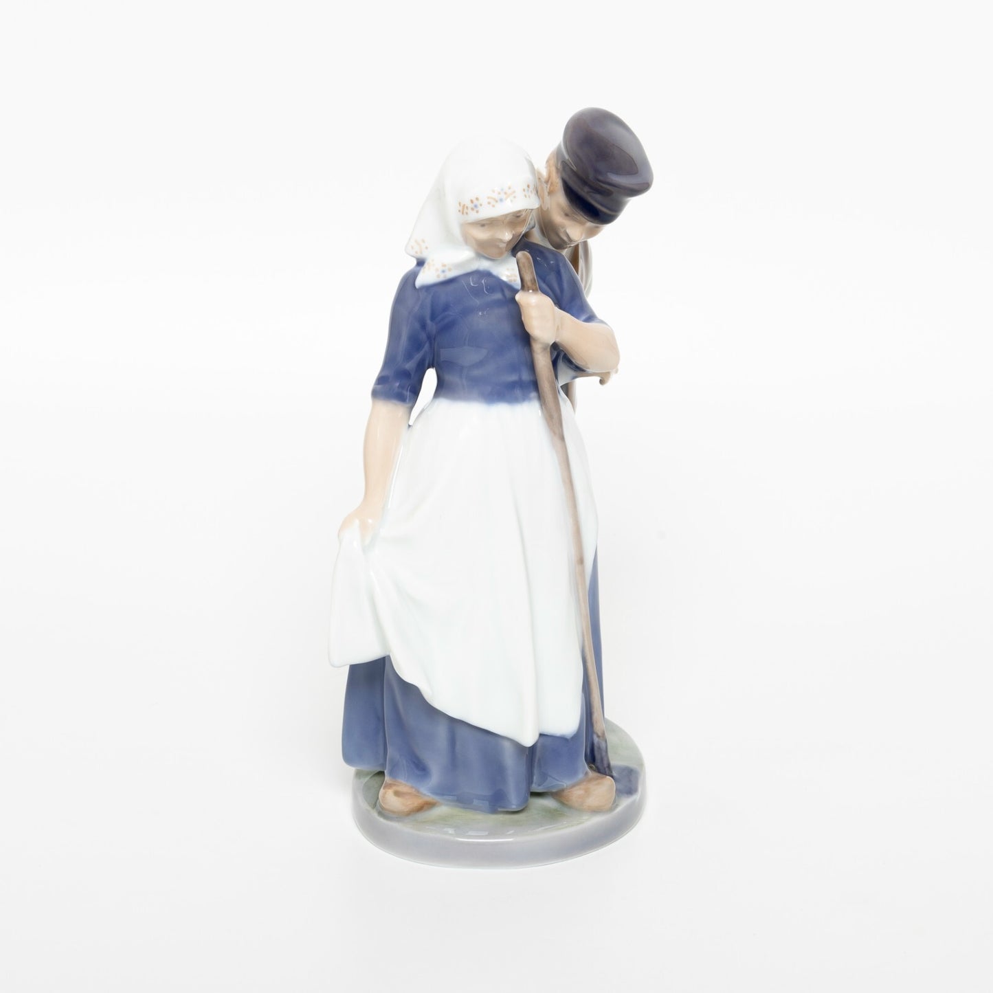 STATUINA PORCELLANA ROYAL COPENHAGEN "Contadini" COD 1300 CM 20x11x9
