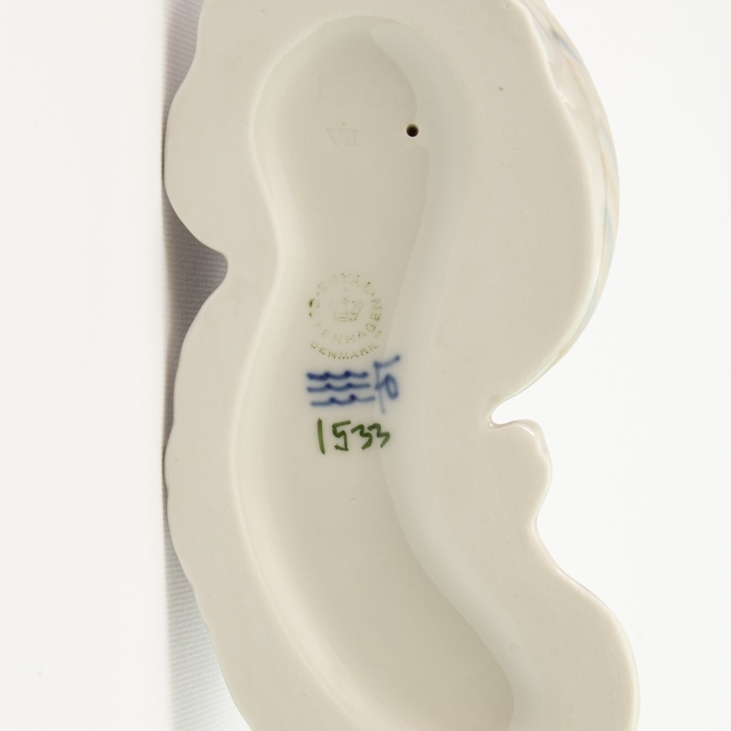 STATUINA PORCELLANA ROYAL COPENHAGEN "Setter con Fagiano" 1533 ORIGINALE 8x17x7