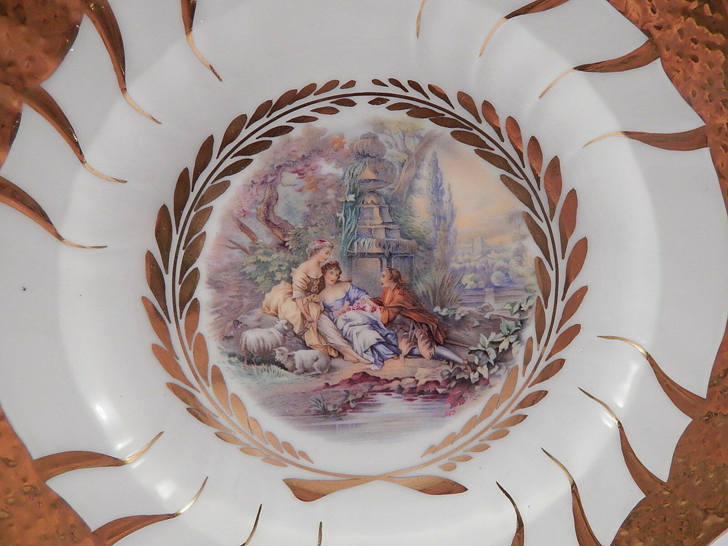 PREZIOSO PIATTO PORCELLANA IMPERO AUTENTICO ROYAL COPENHAGEN COLLEZIONE