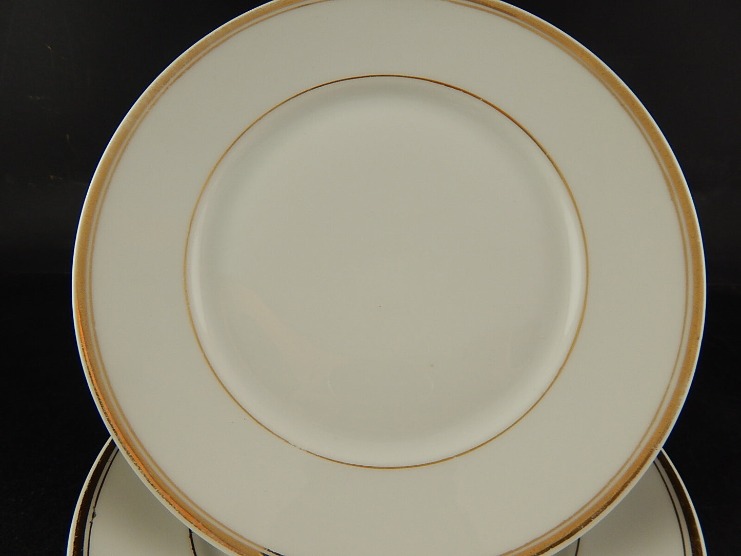 ANTICO SET 6 PIATTI DESSERT IMPERO PORCELLANA C TIELSCH ALTWASSER SILESIA 900