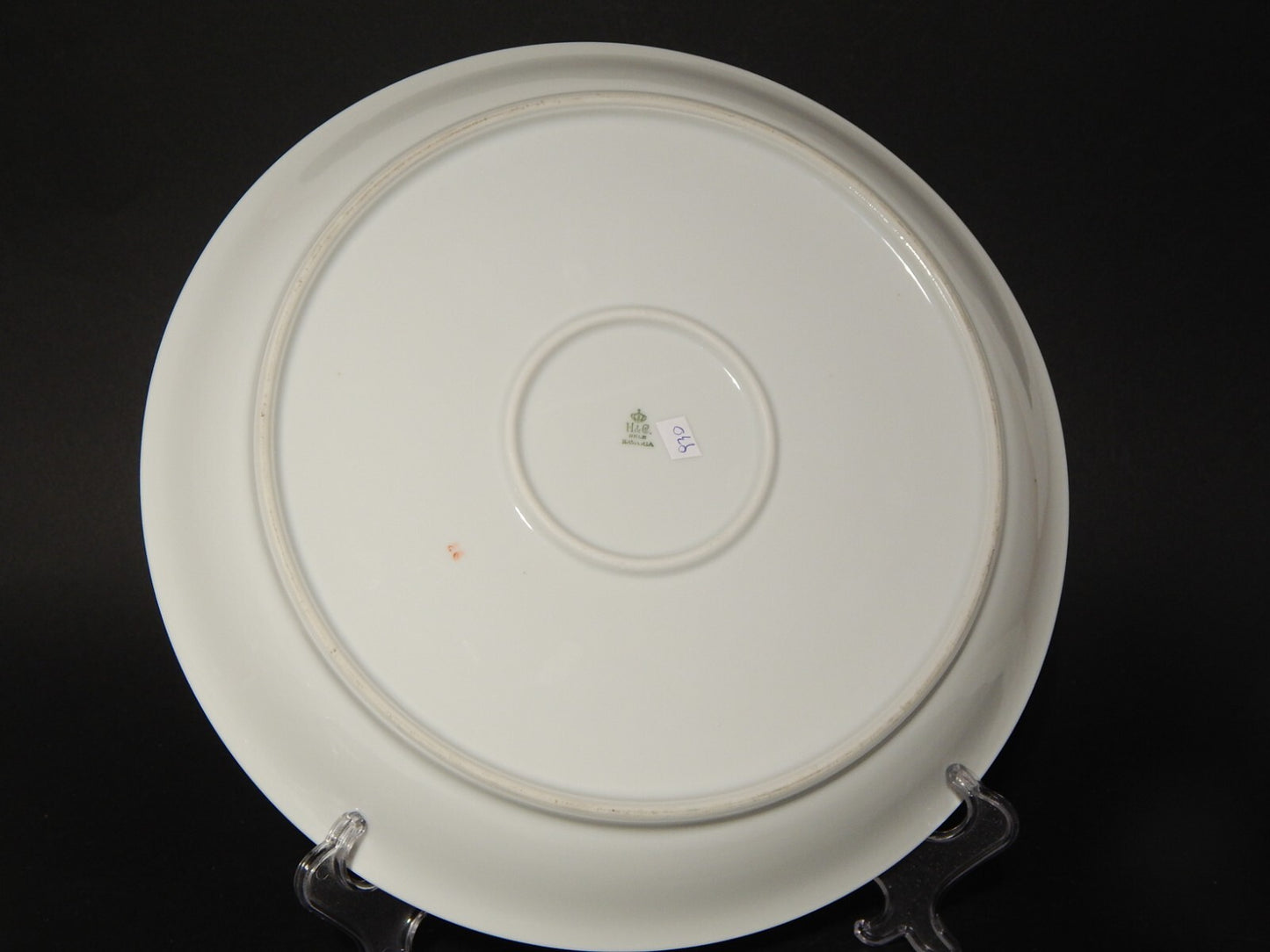 ANTICO ART DECO VASSOIO FONDO PIATTO PORCELLANA HEINRICH &CO BAVARIA LA FAYETTE