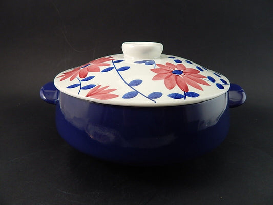 MODERNARIATO ZUPPIERA CENTROTAVOLA DECORO A MANO CERAMICA RICHARD GINORI MONDOVÌ