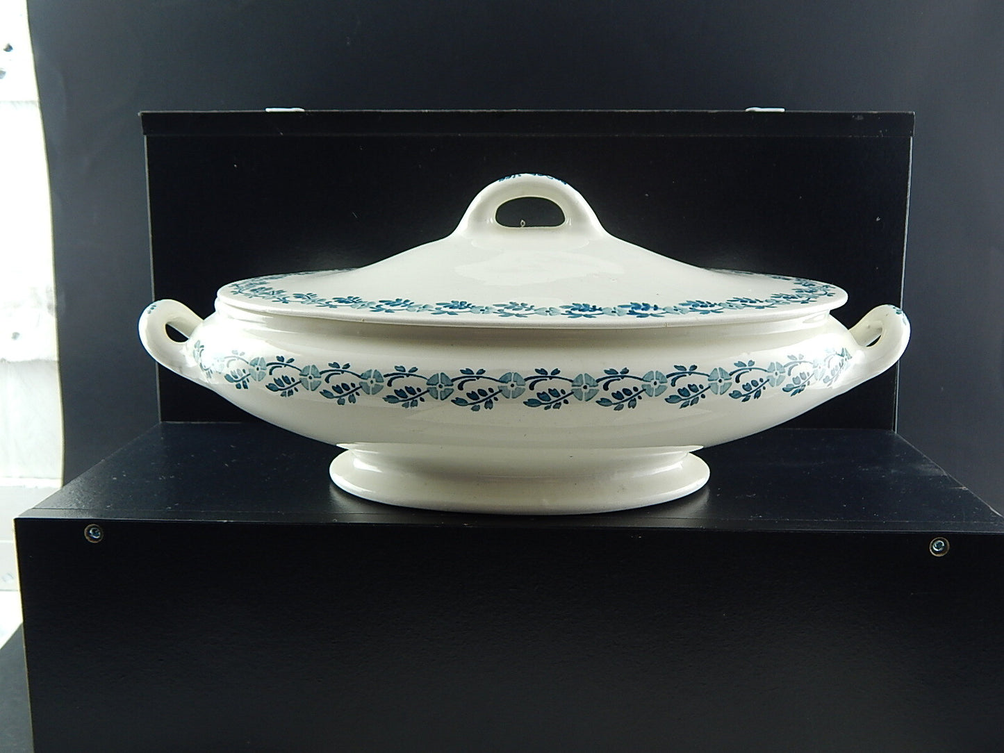 ANTICA ZUPPIERA LEGUMIERA CERAMICA VILLEROY&BOCH WALLERFANGEN FINE 1800