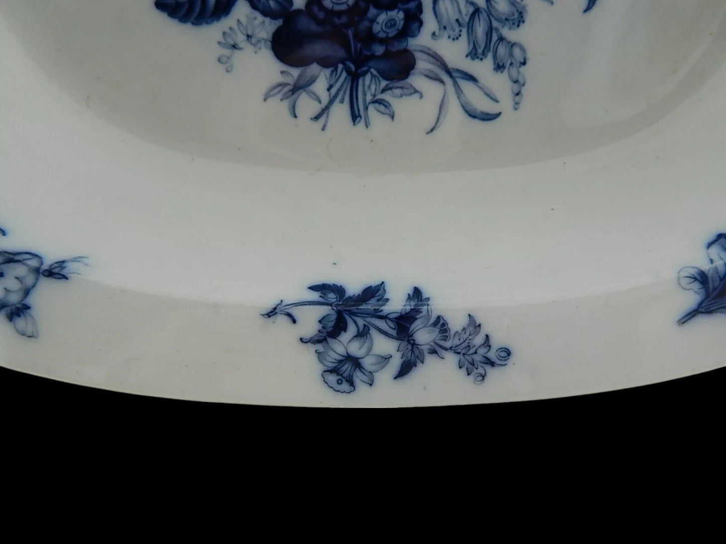 ANTICA FRUTTIERA CENTROTAVOLA VASSOIO CERAMICA MINTON POTTERY 1840 INDIAN GROUPS