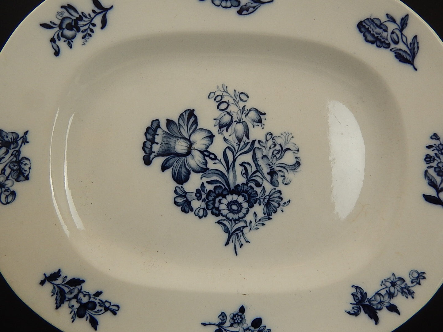 ANTICO VASSOIO PIATTO PORTATA CERAMICA MINTON POTTERY 1840 INDIAN GROUPS