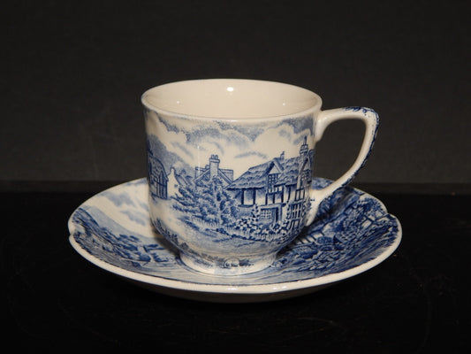 ANTICA TAZZINA CAFFE' SEMI PORCELLANA JOHNSON BROS OLDE ENGLISH COUNTRYSIDE 1355