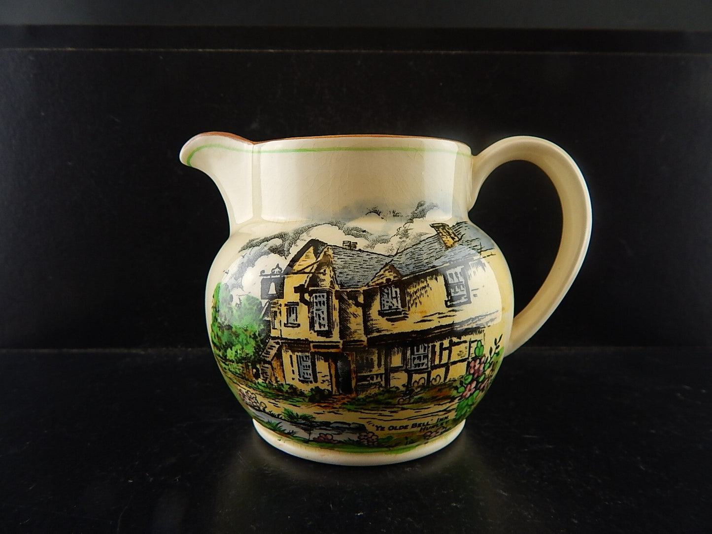 ANTICA LATTIERA BRICCO POTTERY CERAMICA INGLESE DEVON WARE FIELDINGS DEL 1917