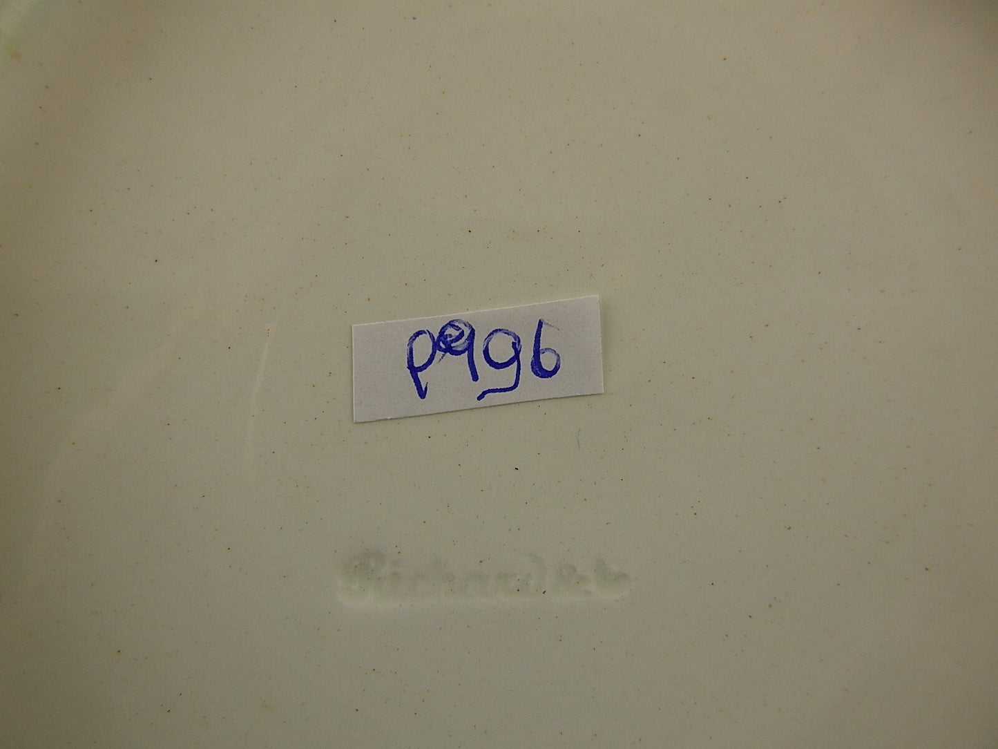 ANTICA CIOTOLA SEMI PORCELLANA RICHARD MILANO DECORO FERRARA META' 800 #9996