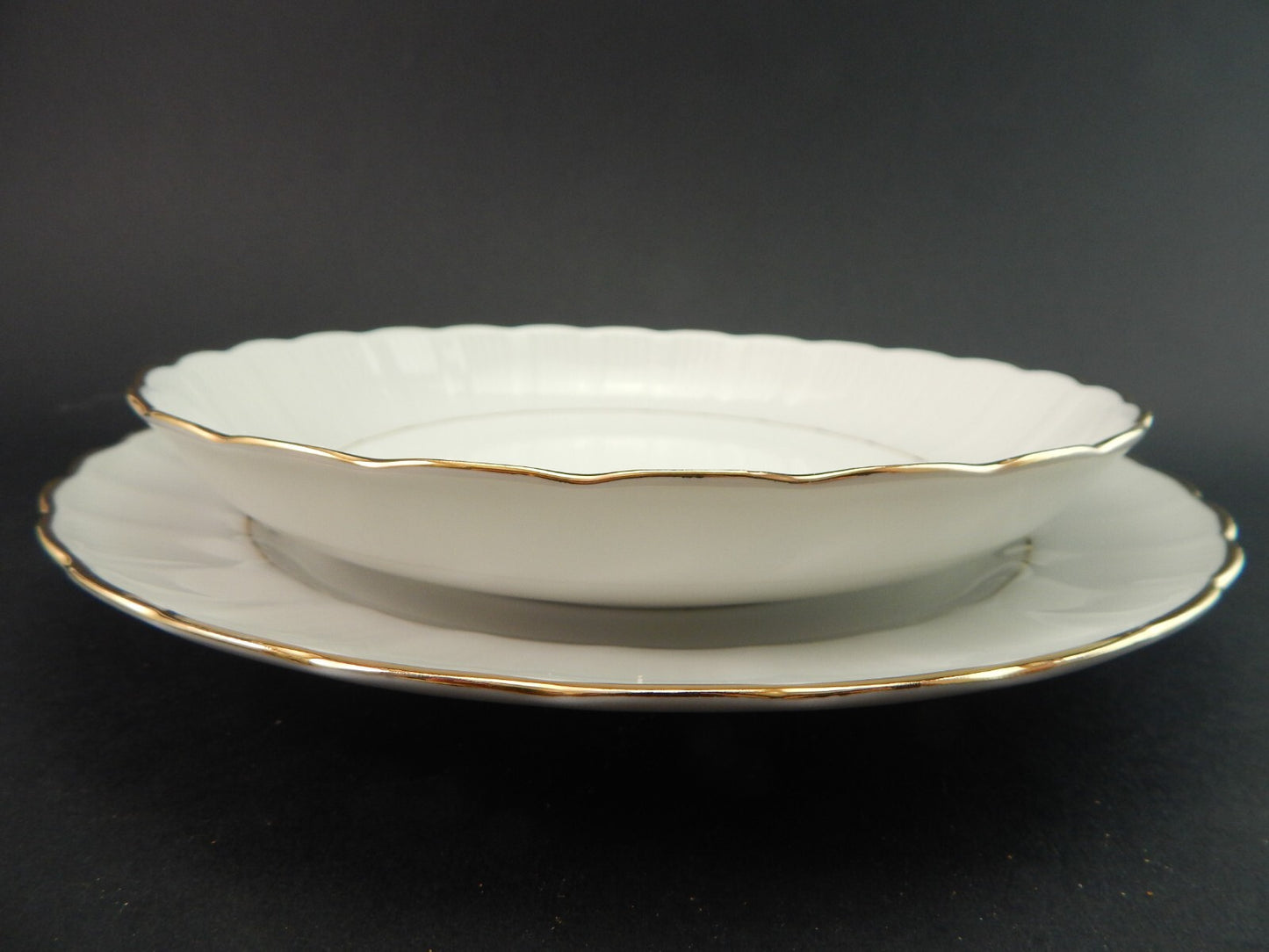 WINTERLING BAVARIA PORCELLANA BIANCA ORO ANNI 70 SERVIZIO PIATTI TAVOLA 41 PEZZI