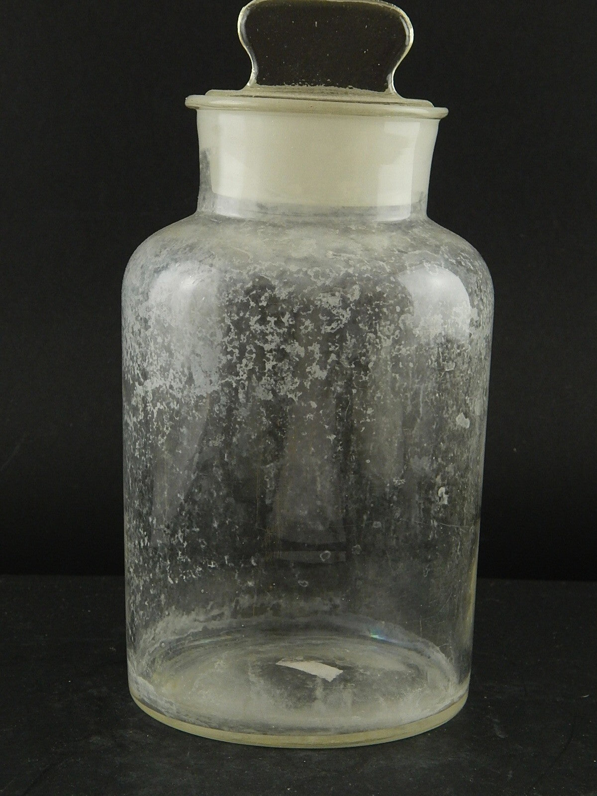 ANTICO VASO ALBARELLO VETRO SOFFIATO ALTARE FARMACIA DROGHERIA A678