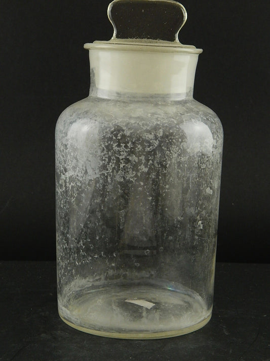 ANTICO VASO ALBARELLO VETRO SOFFIATO ALTARE FARMACIA DROGHERIA A678