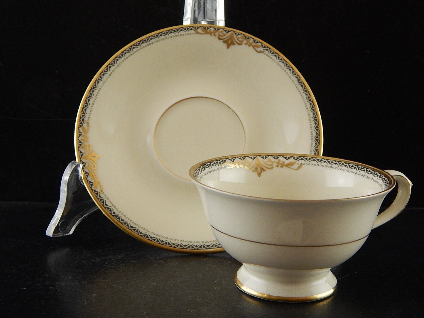 ANTICA ART DECO TAZZINA CAFFE' PORCELLANA ESCHENBACH BAVARIA