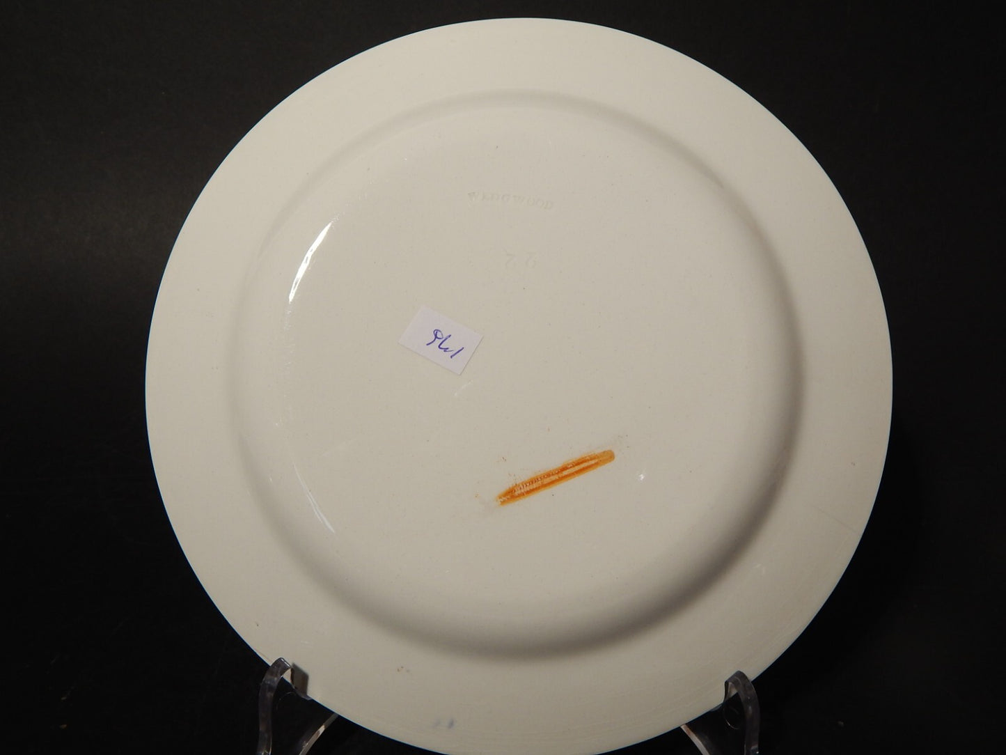 ANTICO PIATTO VITTORIANO 1800 PORCELLANA WEDGWOOD RARO DISEGNO ORIENTALE