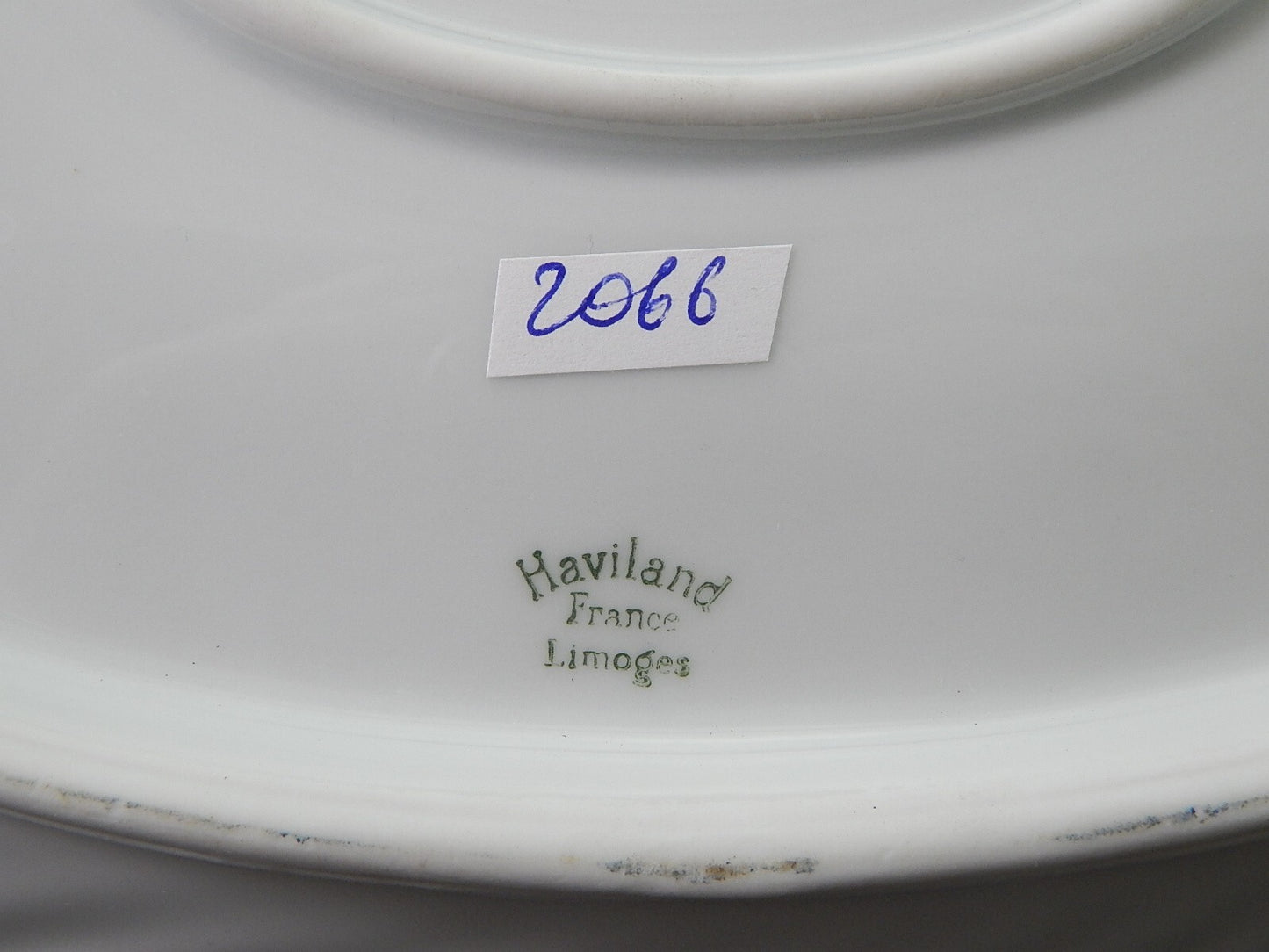 VINTAGE ELEGANTE VASSOIO OVALE PORCELLANA BIANCA FIORELLINI LIMOGES HAVILAND #