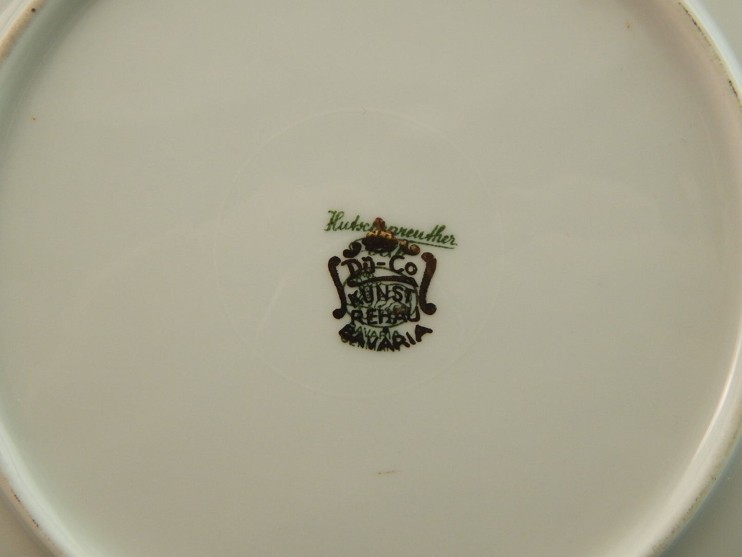 ANTICO SERVIZIO DESSERT PORCELLANA HUTSCHENREUTHER BAVARIA SCENE GALANTI