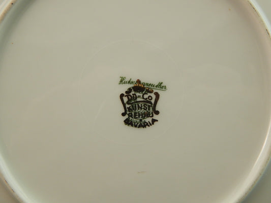 ANTICO SERVIZIO DESSERT PORCELLANA HUTSCHENREUTHER BAVARIA SCENE GALANTI