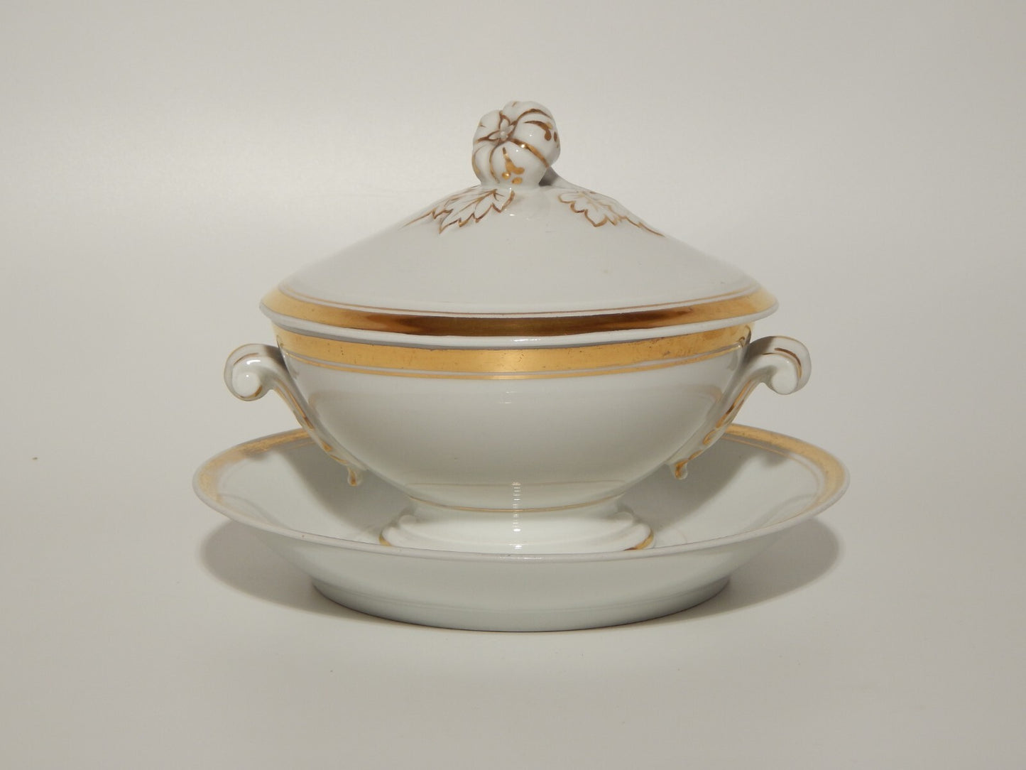 ANTICA ELEGANTE PREZIOSA TAZZA PUERPERA IMPERO PORCELLANA DI PARIGI PRIMO '800