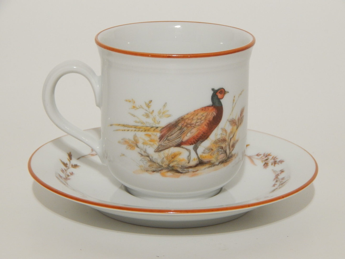 VINTAGE TAZZA TE' CAFFE' PORCELLANA SELTMANN WEIDEN IMERCO MADS STAGE FAGIANO