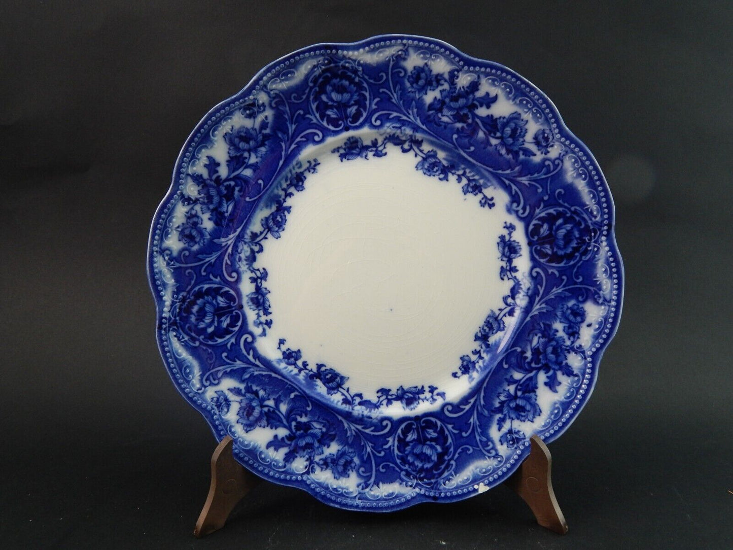 WEDGWOOD&CO ATALANTA ANTICO PIATTO CM 25 SEMI PORCELLANA DEL 1906 DIFETTO