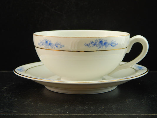 ANTICA 1945 ART DECO PREZIOSO TAZZINA CAFFE' PORCELLANA H & C CHODAU BOHEMIA