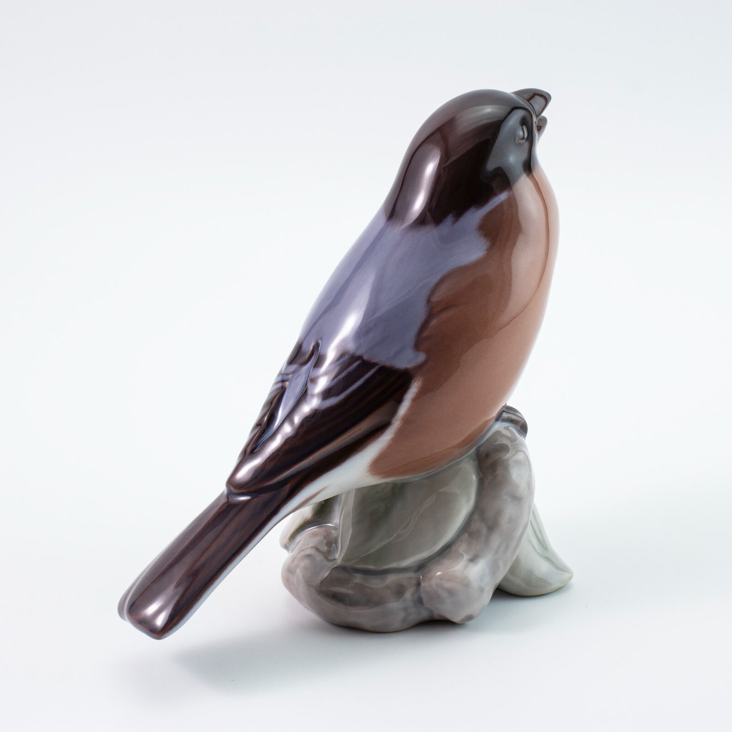 STATUINA PORCELLANA ROYAL COPENHAGEN BING&GRONDAHL "Ciuffolotto" CM 12x22x7