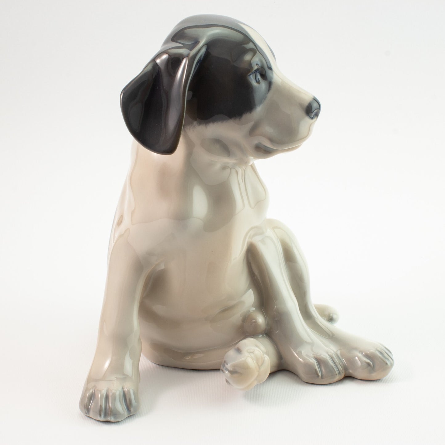 STATUINA PORCELLANA ROYAL COPENHAGEN "Cucciolo di Pointer" 259 ORIGINALE 20x18