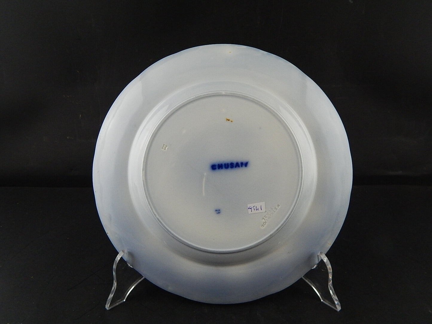 ANTICO RARISSIMO SERVIZIO 6 PIATTI PORCELLANA WEDGWOOD PEARL CHUSAN META' 800