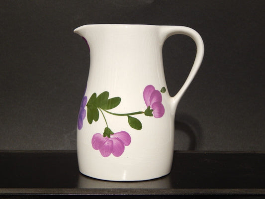 VINTAGE RARA CARAFFA BROCCA DECORATA A MANO CERAMICA RICHARD GINORI MONDOVÌ