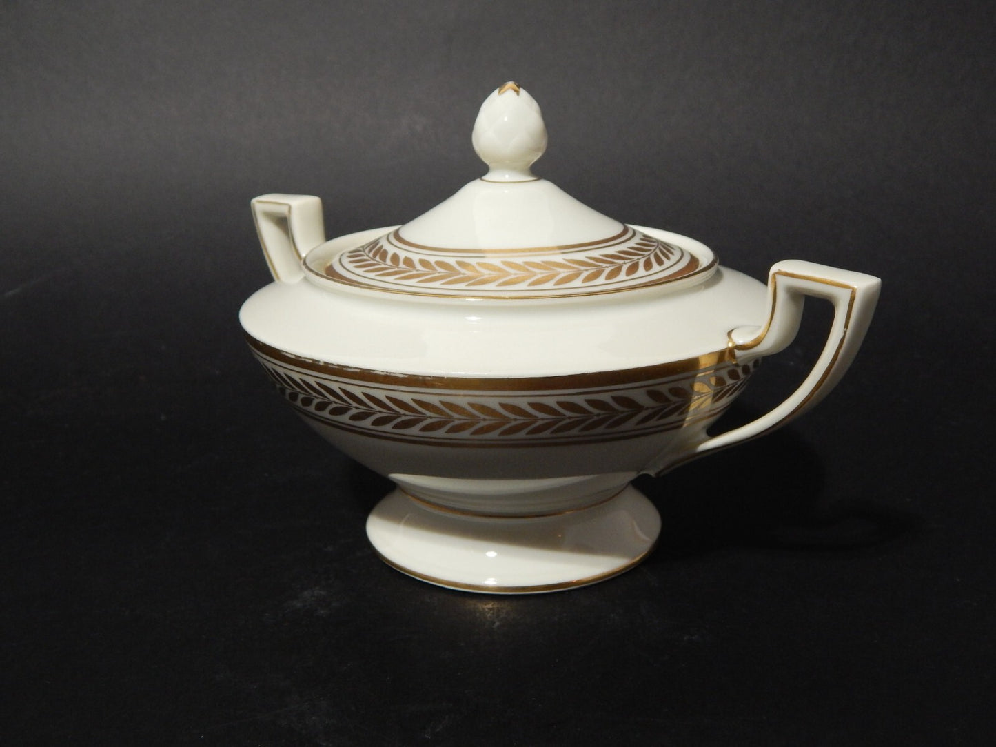 ANTICO SERVIZIO TE' PORCELLANA MODELLO IMPERO KONIGL.1794 ROYAL TETTAU