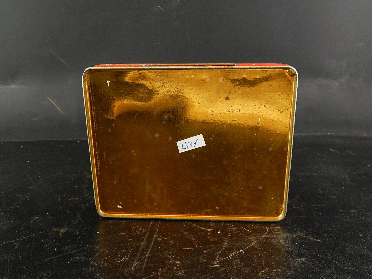 VINTAGE SCATOLA LATTA SIGARETTE EGIZIANE XANTHIA XANTHIS FRERES