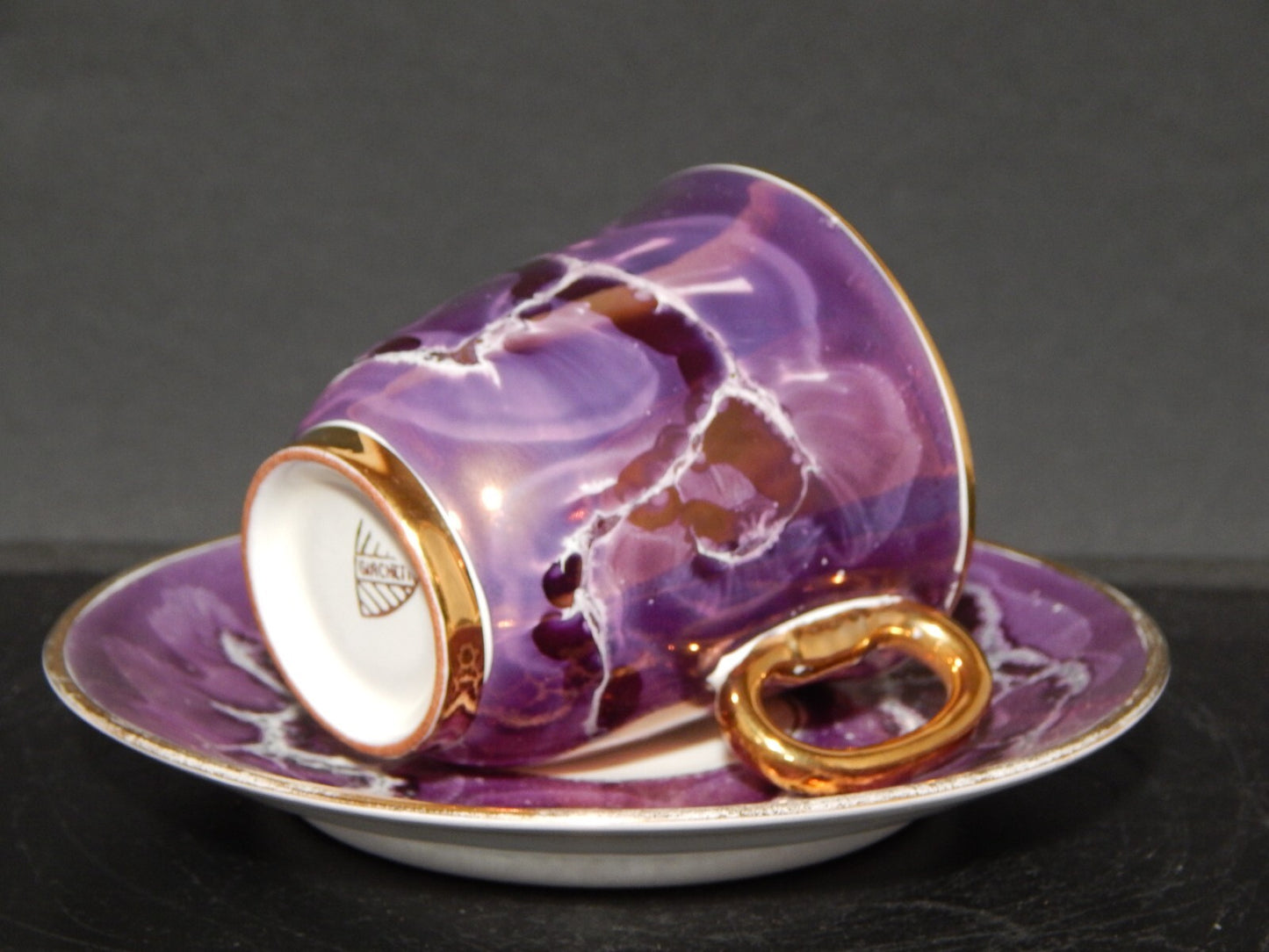 VINTAGE TAZZA CAFFE' CERAMICA MADE IN ITALY CERAMISTA BRUNO GIACHETTI #1689