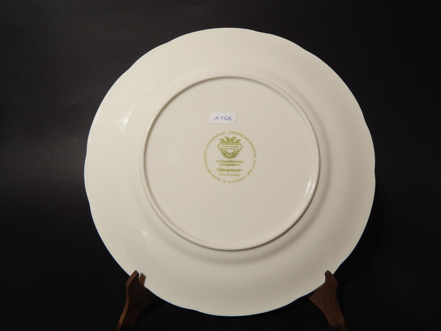 VILLEROY&BOCH PORCELLANA COLLEZIONE GERANIUM PIATTO PIANO CM 26