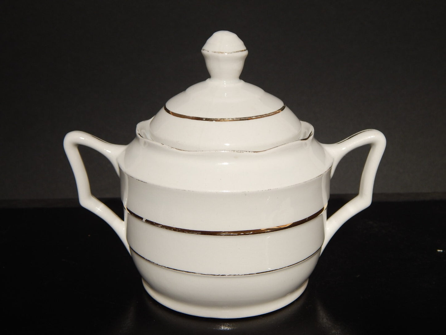 ANTICO ART DECO SET DA TE' TEIERA LATTIERA ZUCCHERIERA CERAMICA REVELLI LAVENO