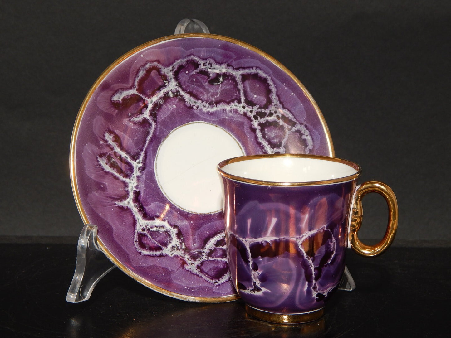 VINTAGE TAZZA CAFFE' CERAMICA MADE IN ITALY CERAMISTA BRUNO GIACHETTI #1689