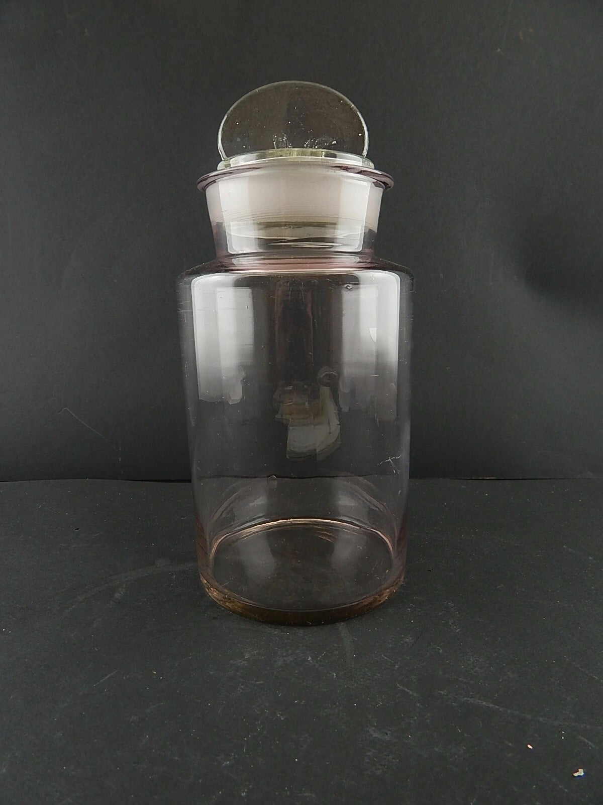 ANTICO VASO ALBARELLO VETRO SOFFIATO ALTARE FARMACIA DROGHERIA A109